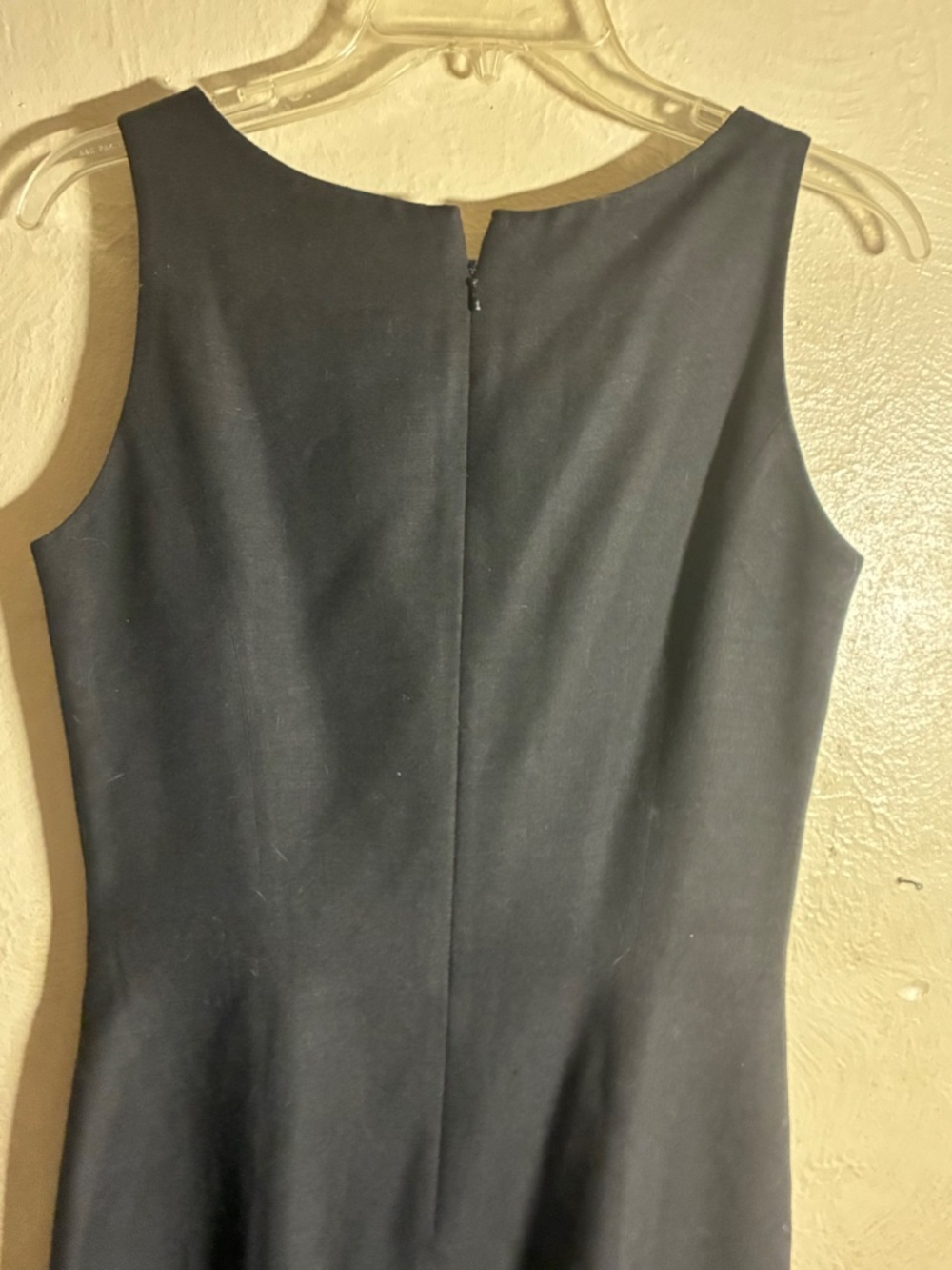 Vtg,Nordstrom point of view, Sheath Dress Black,size 6,rayon linen - Picture 8 of 9